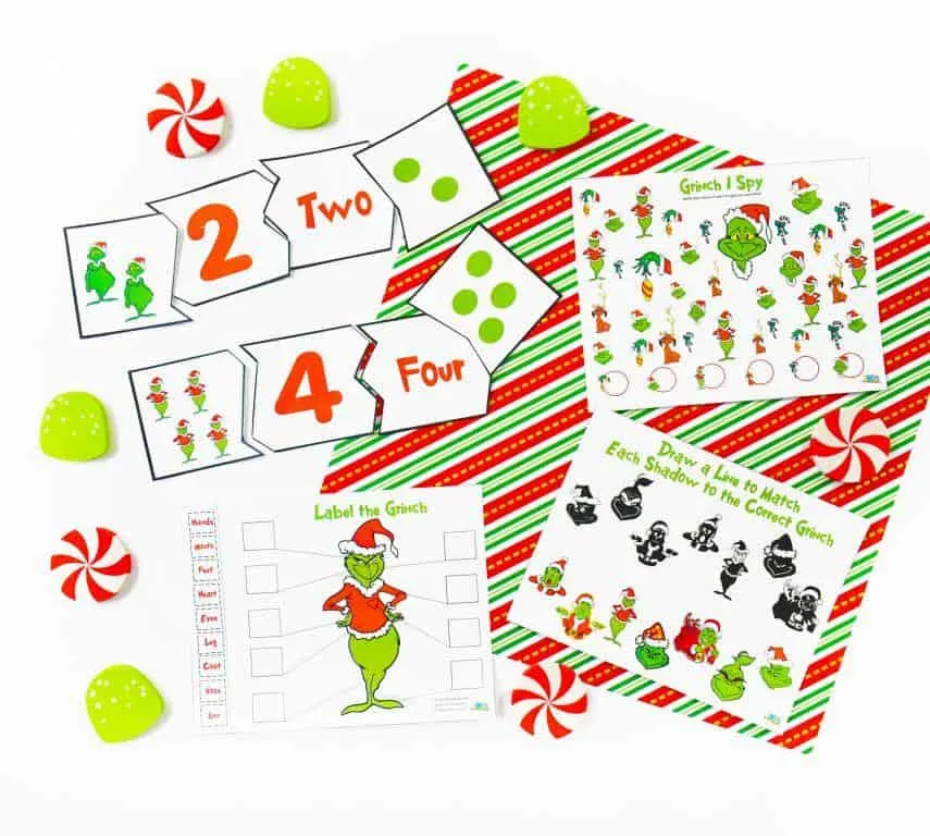 Download your How the Grinch StoleChristmas Printables