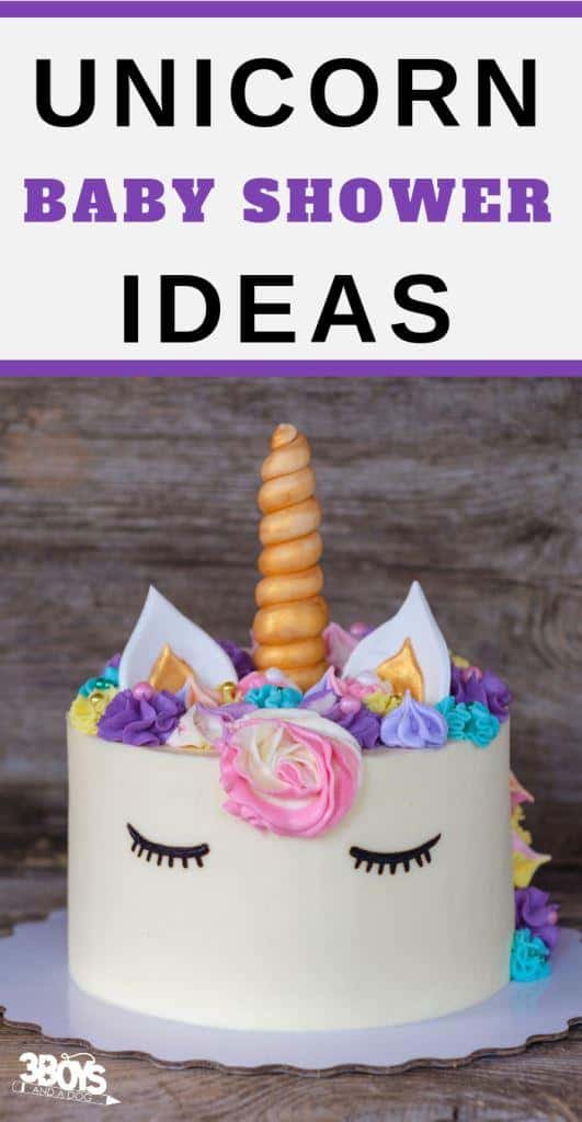 unicorn ideas for baby shower