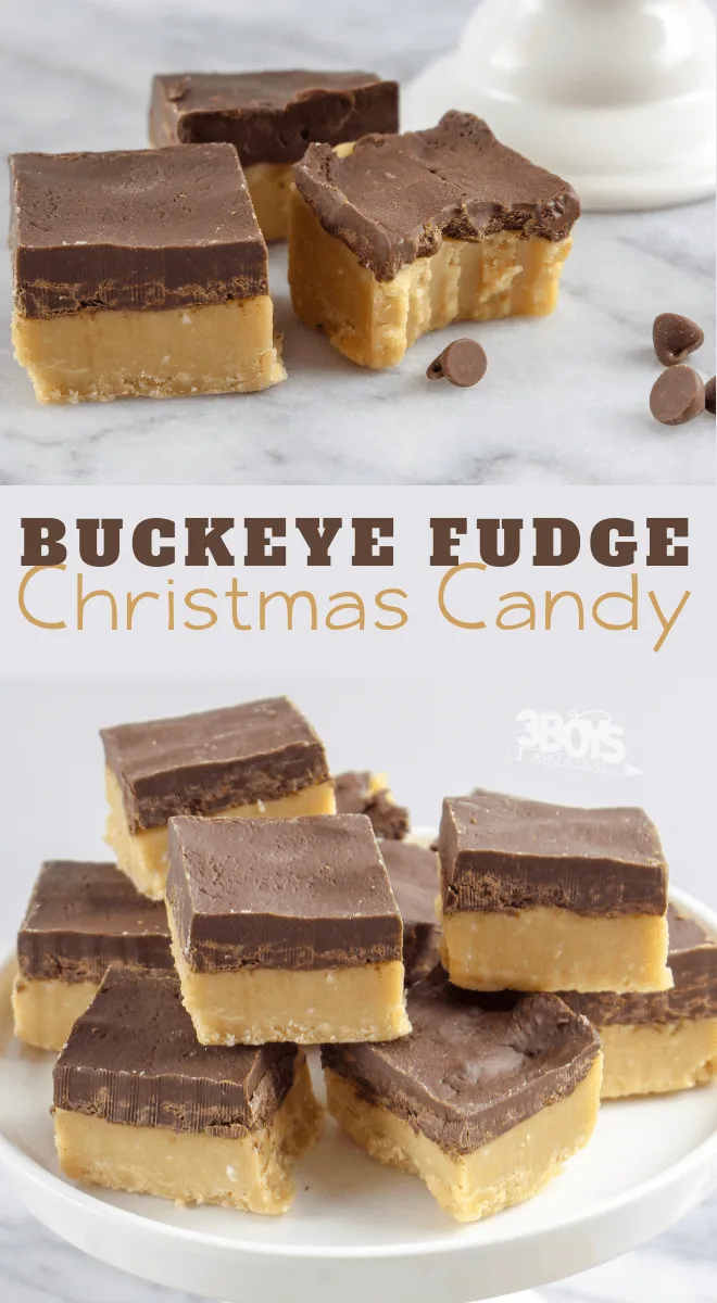 buckeye fudge is the perfect Christmas candy recipe
