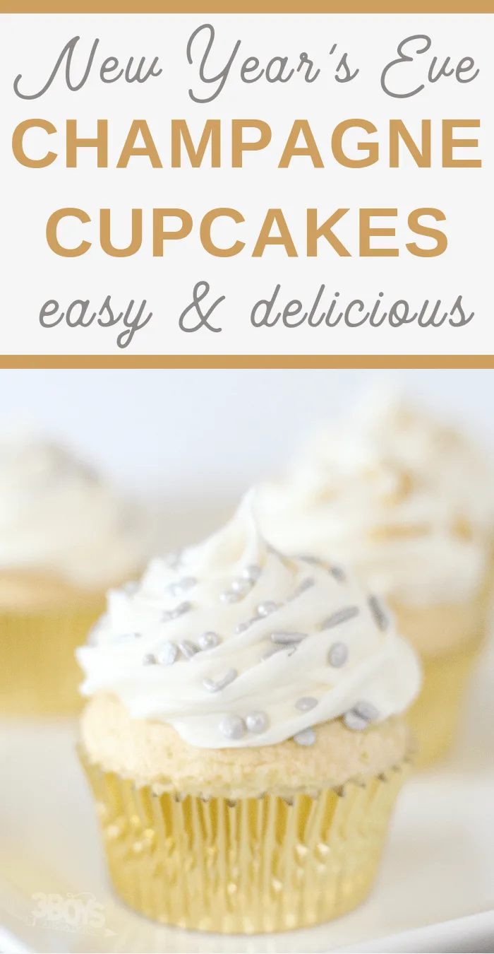 Champagne Cupcakes easy boxed cake mix recipe
