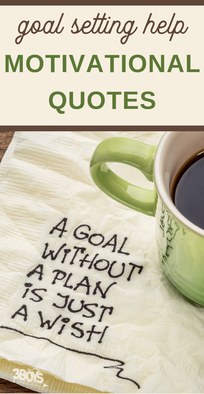 goal setting motivational quotes