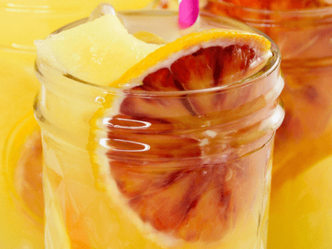 orange lemonade party drink for kids