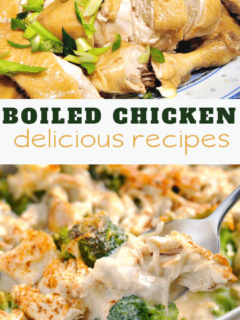 simple boiled chicken recipes