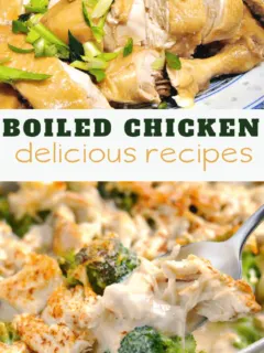 simple boiled chicken recipes