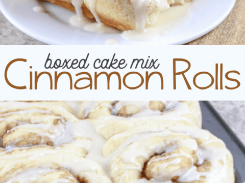 cinnamon rolls made from boxed cake mix