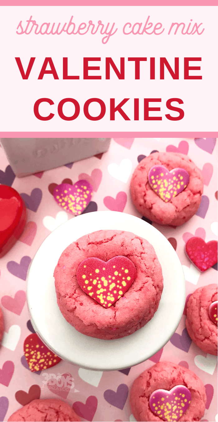 strawberry cake mix hack perfect for valentines day