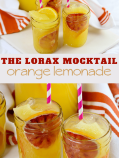 The Lorax Orange Lemonade Mocktail