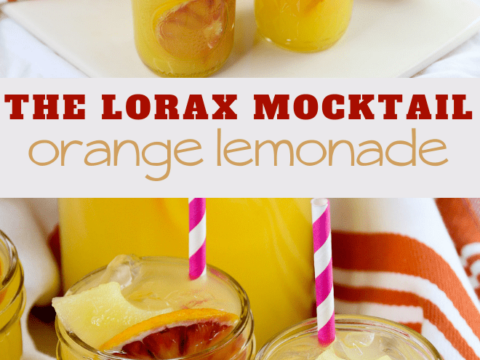 The Lorax Orange Lemonade Mocktail