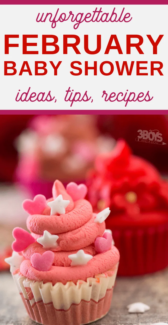 baby shower ideas perfect for February and Valentines Day