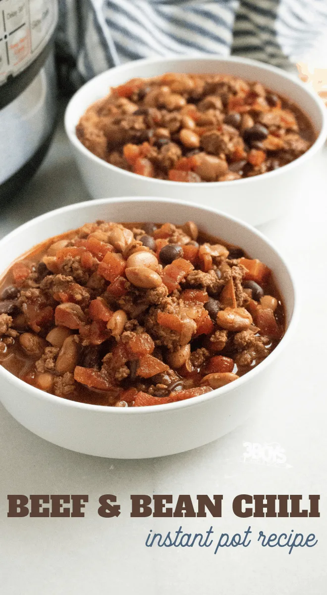 IP Beef and Bean Chili