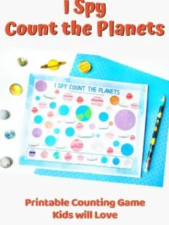 I Spy the Solar System Printable Count the Planets