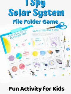 I Spy the Solar System Printable File Folder Game