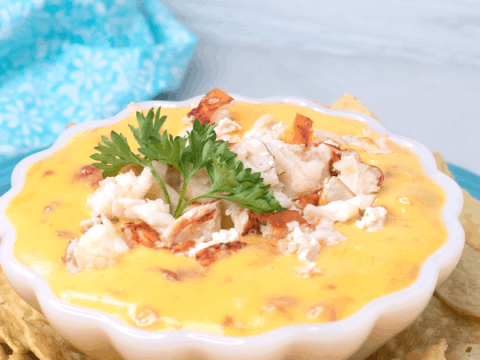 simple party recipe of Lobster RoTel Dip
