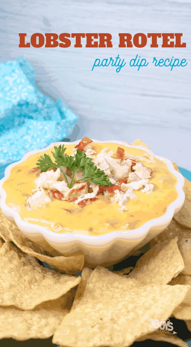 simple party recipe of Lobster RoTel Dip