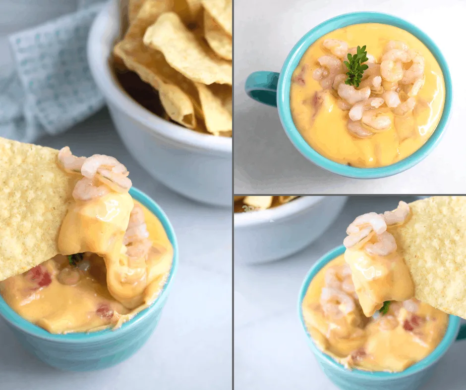 simple party recipe of Shrimp RoTel Dip