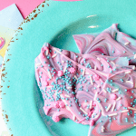 pink purple teal candy bark recipe