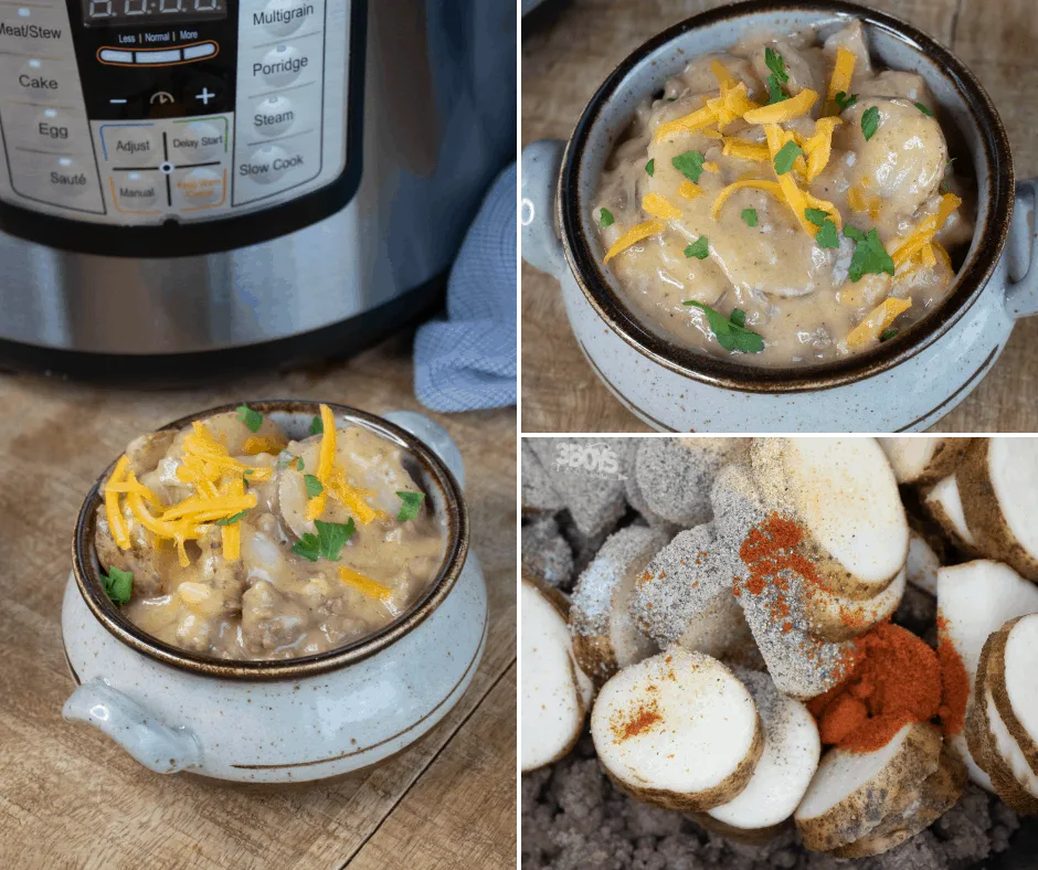 Copycat hamburger helper with potatoes and in the instant pot
