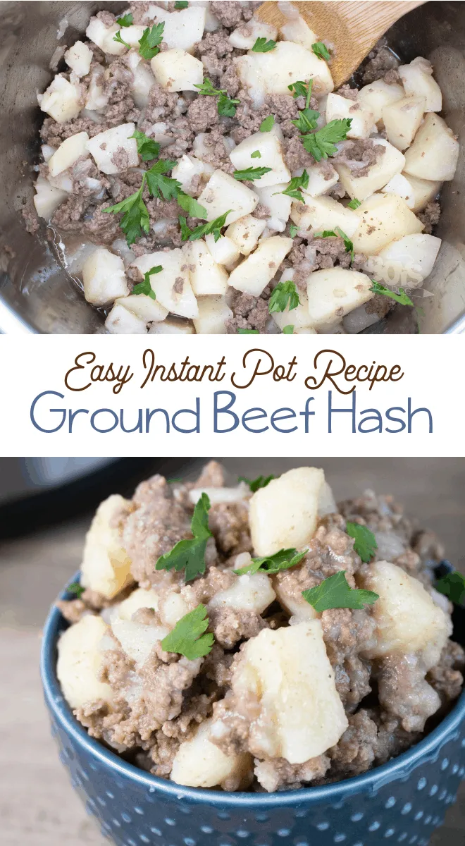 instapot ground beef potato hash recipe