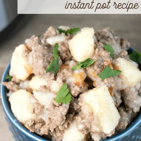 under 30 minutes ground beef and potatoes recipe