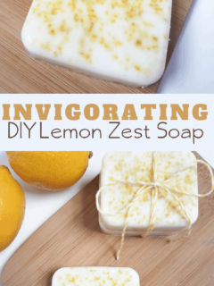 homemade using essential oils invigorating lemon soap