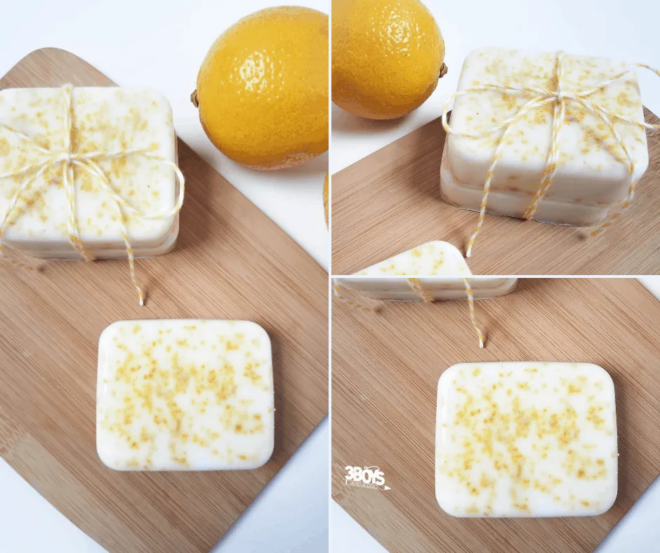 invigorating diy lemon zest soap