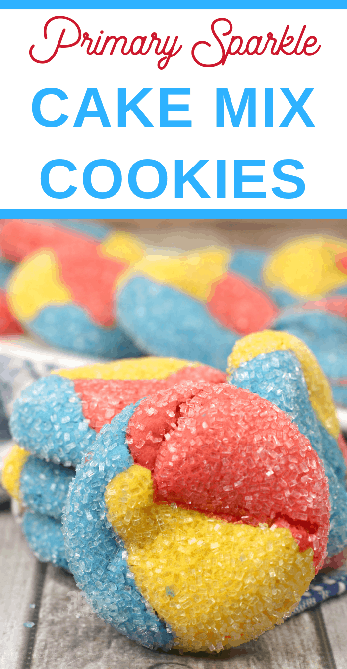 primary colors boxed cake mix cookies