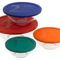 Pyrex Smart Essentials 8-Piece Mixing Bowl Set - These are in my kitchen! I use AT LEAST one of the bowls every single day.