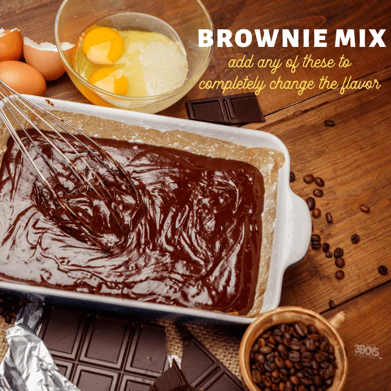 easy brownie mix in ideas