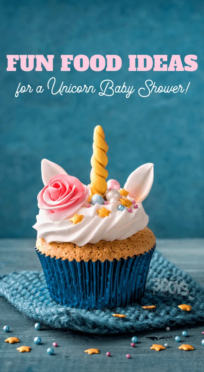 food ideas for a unicorn baby shower or themed party