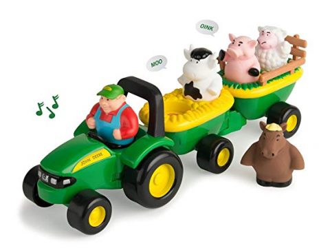 Image for TOMY John Deere Animal Sounds Hayride Preschool Toy
