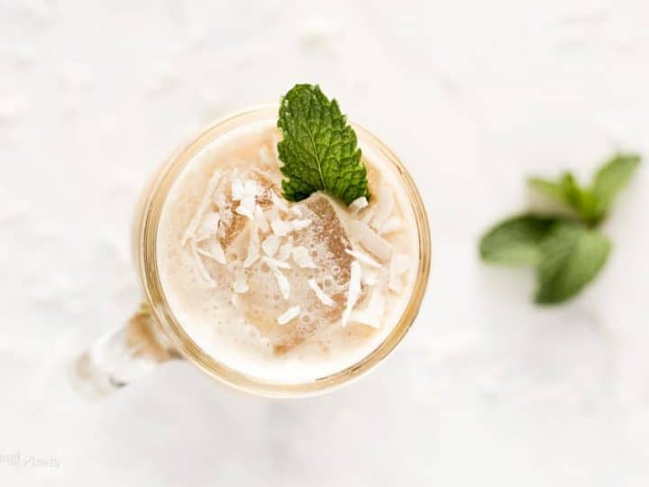 Image for Iced Caramel Coconut Mint Latte
