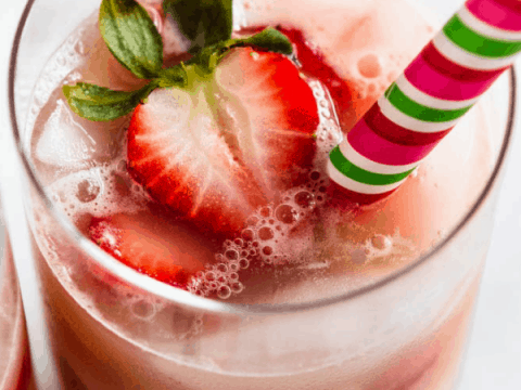 Image for Healthier Copycat Starbucks Pink Drink