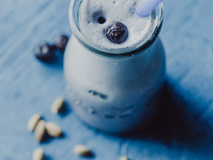 Image for Iced Blueberry Cardamom Moon Milk (Vegan)