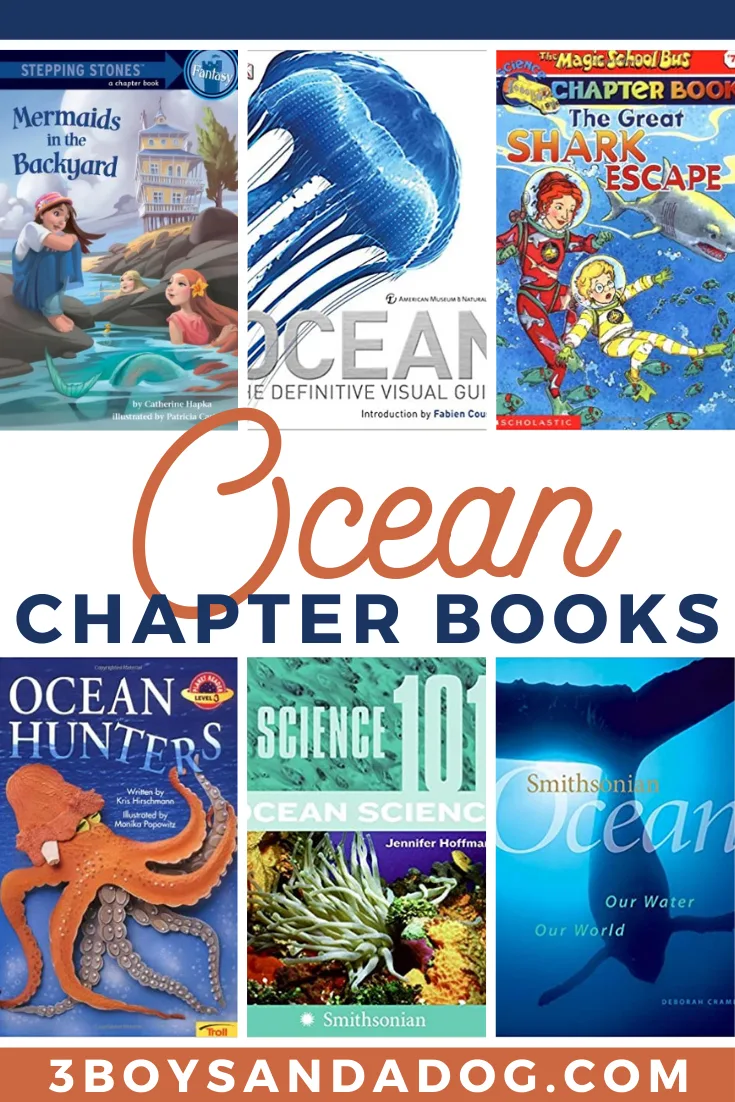 grab some of these ocean themed chapter books for kids