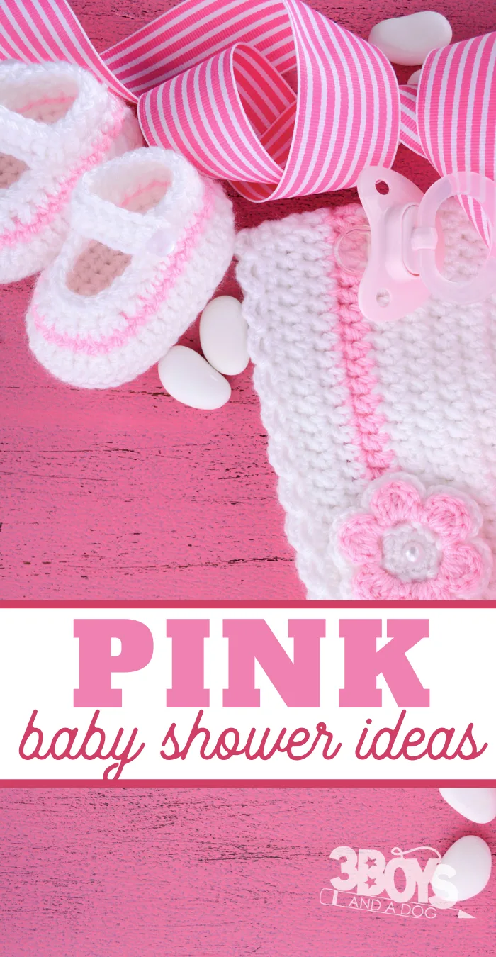 baby girl themed baby shower ideas in pink