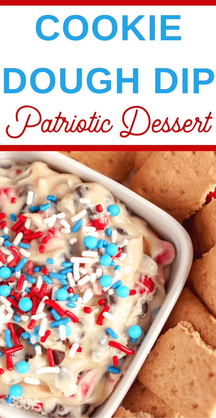 4th of July Cookie Dough Dip