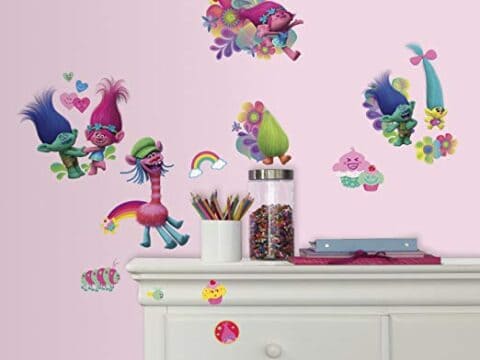 Image for RoomMates Trolls Peel And Stick Wall Decals