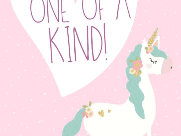 Image for Check out this One of a Kind Printable Unicorn Quote
