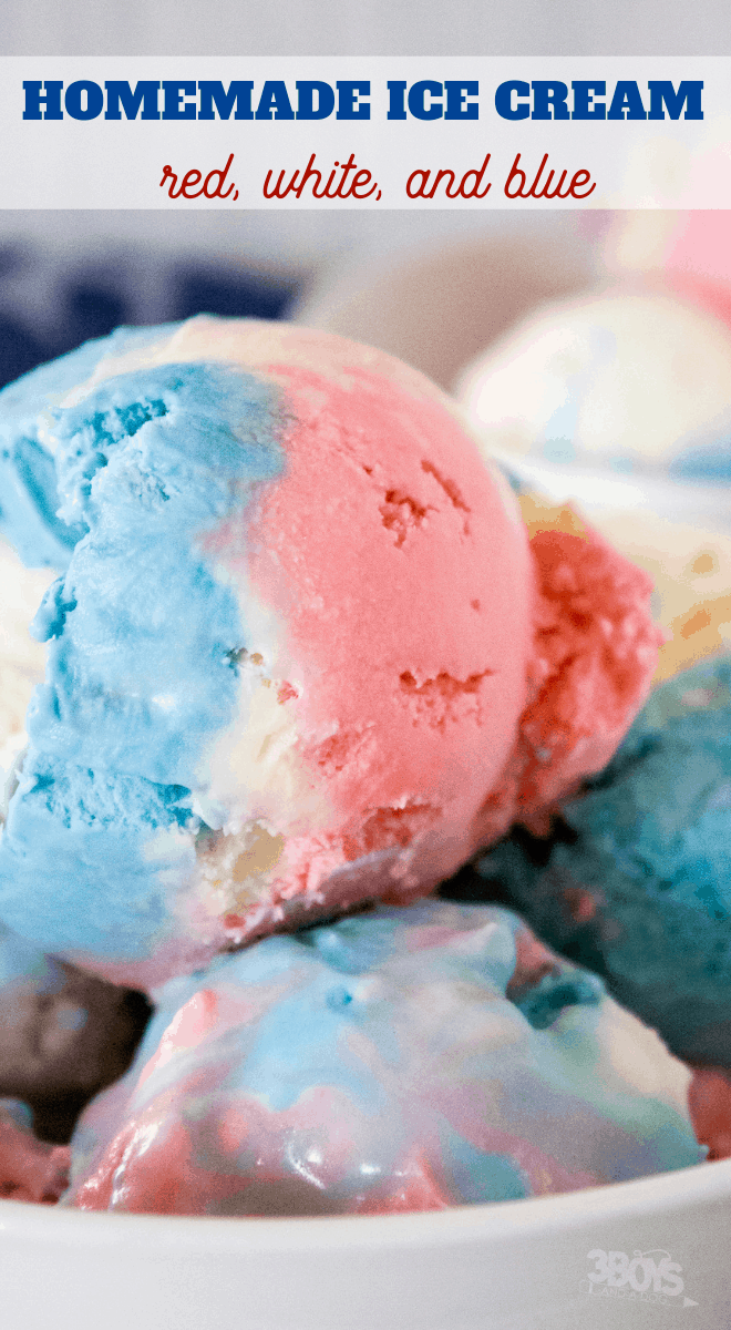 Red White and Blue Ice Cream Story