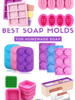 pictures of different soap molds for homemade soap