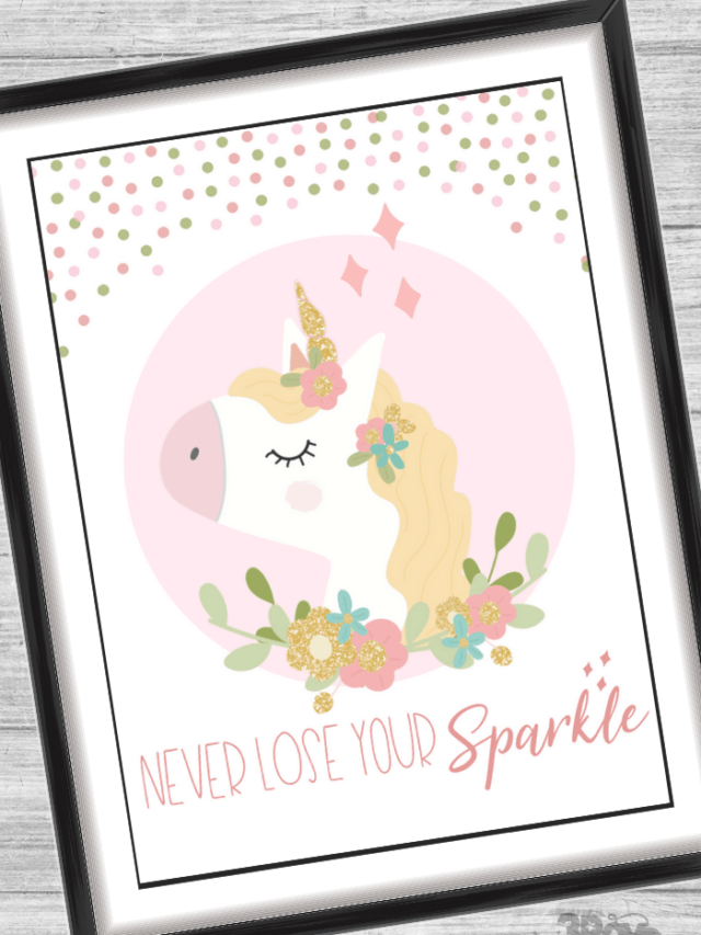 Never Lose Your Sparkle Quote Printable