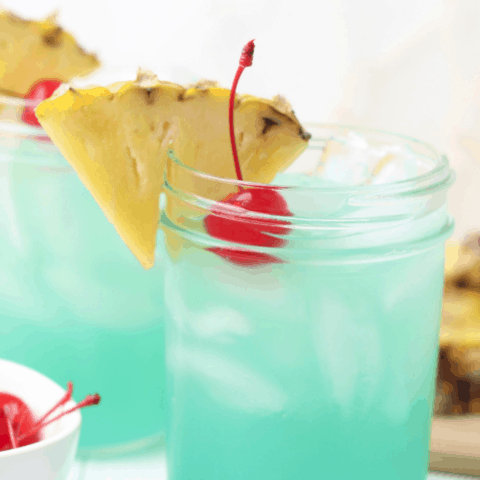 Blue Hawaiian Mocktail Recipe