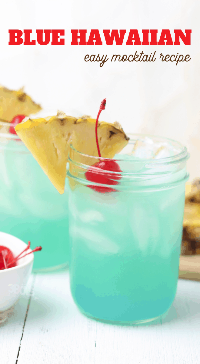 Blue Hawaiian Mocktail Recipe