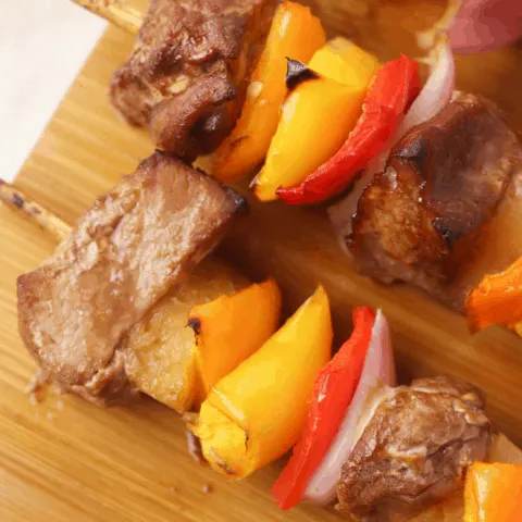 Hawaiian Pork Kebabs