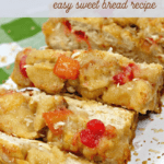Pineapple and Cherries Pull Apart Bread Loaf