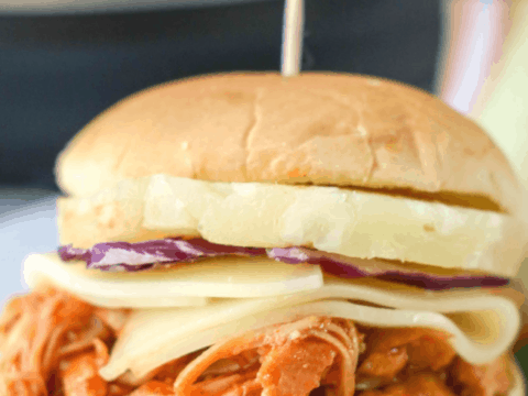 Hawaiian Chicken Sliders recipe in the pressure cooker