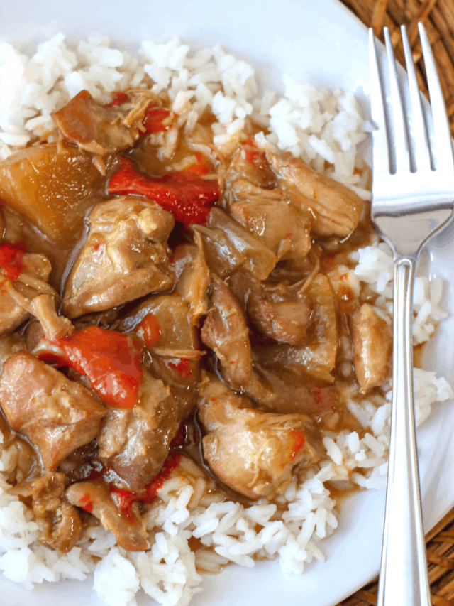 Hawaiian Chicken recipe in the pressure cooker