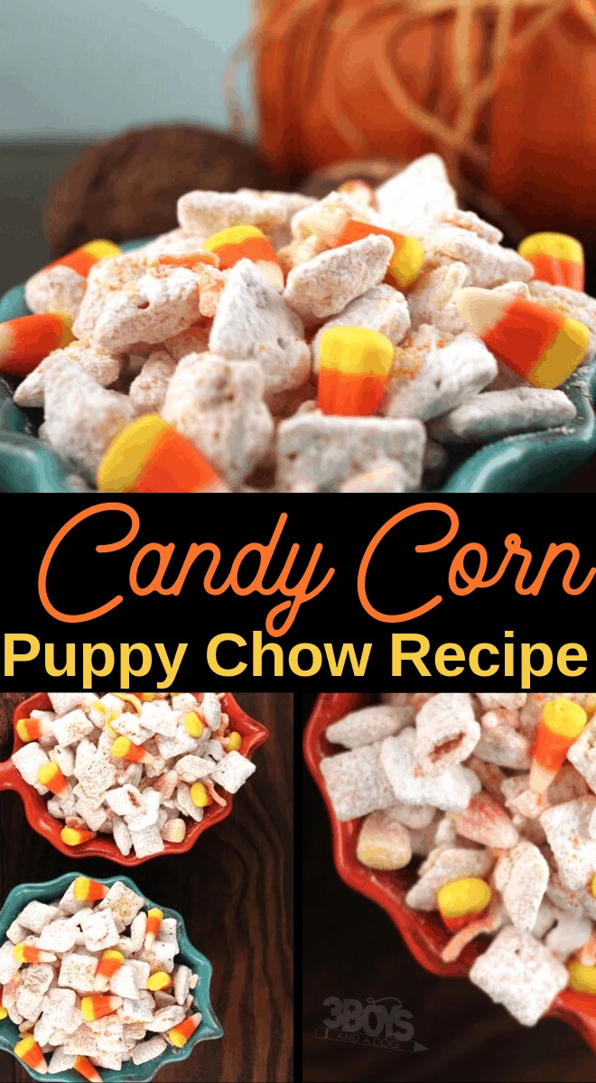 Candy Corn Puppy Chow Recipe