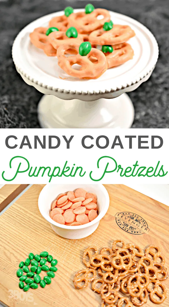 easy chocolate covered pretzel pumpkins recipe