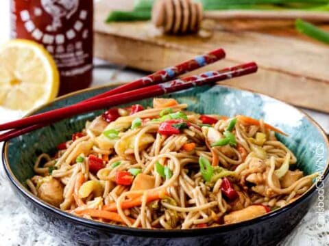 Image for Honey Sriracha Chicken Noodle Bowls